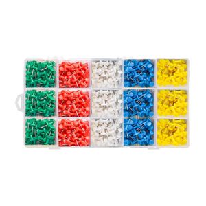 Push Pin, 180pcs Thumb Tacks Coloured Push Pins 