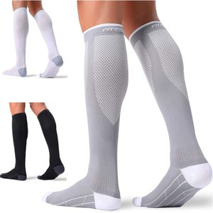 3 paires de chaussettes de compression pour hommes et femmes
