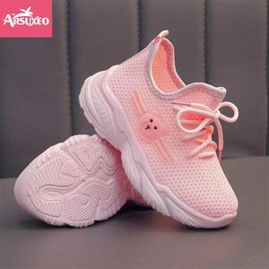 Arsuxeo Baskets d'été décontractées pour filles (6-16 ans)