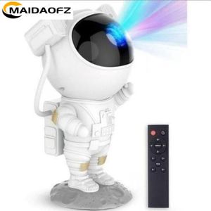 MAIDAOFZ Projecteur étoilé Astronaut Space Buddy - Projecteur de nuit Galaxy avec télécommande, réglable à 360° et minuteur, lampe projecteur pour ciel étoilé galaxie nébuleuse pour chambre et salle de jeux-BLANC