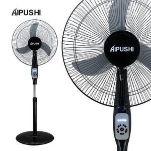 Pack de 2 ventilateurs sur pied rechargeable avec télécommande