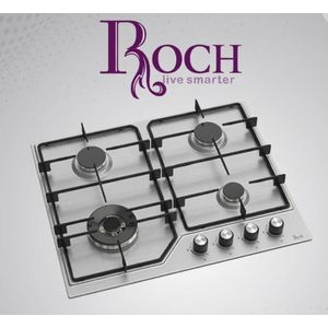 Roch ROCH PLAQUE ELECTRIQUE ENCASTRASTRABLE 4 FEUX 60x60 SHINY RBH 60FIE