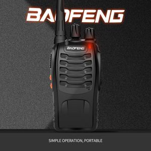 Baofeng B-aofeng T-alkie-walkie de sécurité bidirectionnel avec écouteur BF-888s-Noir