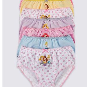 Culottes enfant fille multicolores lot de 7