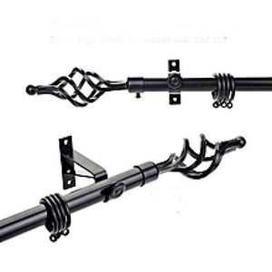 Original Tringle à Rideaux - Métal - 2metres - Noir