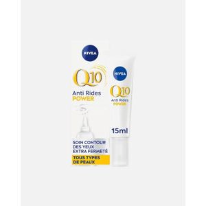 NIVEA Q10 Crème Anti-Rides Power – Soin Contour des Yeux Extra Fermeté (15ml)