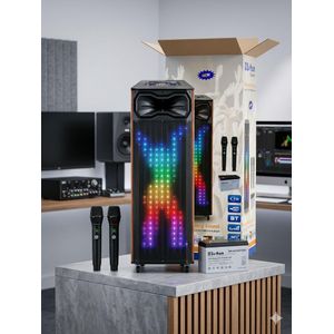 Enceinte Bluetooth Rechargeable Festive – 2 Micros Sans Fil