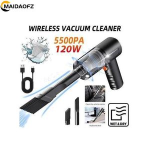MAIDAOFZ Aspirateur sans fil double usage pour la maison et la voiture 120W haute puissance puissant-NOIR