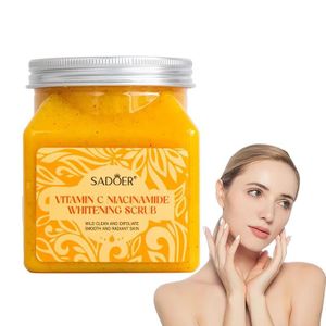 Gommage vitamine C Exfoliant pour le Corps et le Visage – Peau Douce et Éclatante