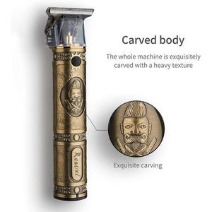 Tondeuse professionnelle à cheveux rechargeable sans fil 2 vitesse