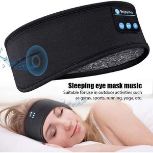 Autre Bandeau Écouteurs Bluetooth Sans Fil -Masque de Sommeil Cache Yeux pour Dormir, Voyage, Sport... NOIR
