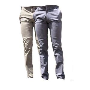 Lot de 2 Pantalons Kaki - Beige Gris