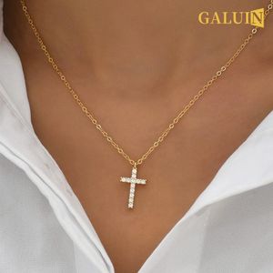 GALUIN Collier croix pour femme - Or