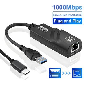 1000Mbps USB 3.0 câblé USB à Rj45 Lan Adaptateur Ethernet RTL8153 Carte réseau pour PC Macbook ordinateur portable Windows