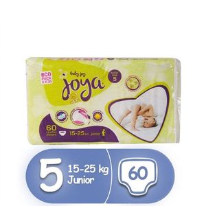 Joya Couches Bébé Jumbo Taille 5 Joya (15 - 25 Kg) - 60 Couches