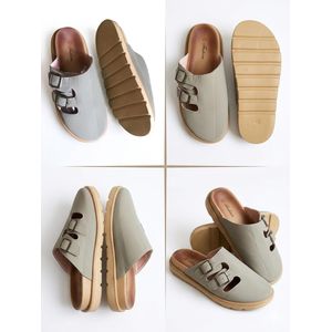 Babouche Classiques en Cuir Executive -vert