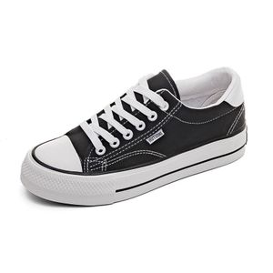 GLARPEBIE Chaussures de sport et de loisirs en toile à la mode pour femme - Noir