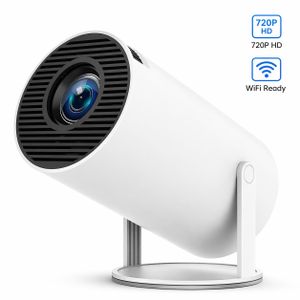Mini projecteur portable pour cinéma maison – Projecteur intelligent WiFi, compatible téléphone, pour films extérieurs et chambre