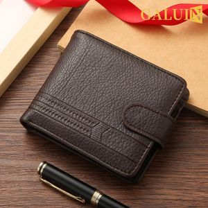 GALUIN Mini Portefeuille Vertical Ultra-Mince pour Homme