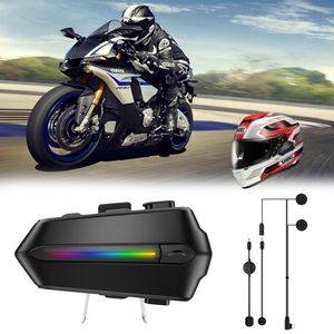 Casque audio pour casque de moto, écouteurs Bluetooth pour la conduite, écouteurs stéréo sans fil