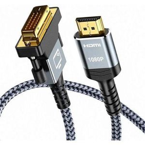 Câble HDMI vers DVI 6ft 1080P HD Bidirectionnel - Longueur 1m