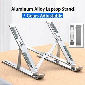 White Label Support pour ordinateurs portables en aluminium ajustable - Argent