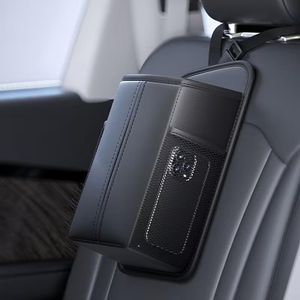 Boîte à mouchoirs pour voiture, pochette à mouchoirs latérale pour siège auto, distributeur de mouchoirs multifonctionnel