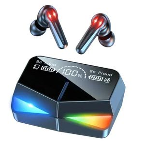 Bouche-moustaches Bluetooth 5.3  écouteurs Sportifs Avec Micro Et boîte De Charge Casque Pour Smartphones