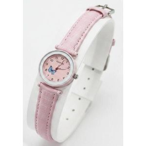 Montre "Éclosion Printanière" – Douceur Rose & Papillon Azur
