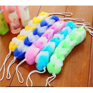 Lot de 12 Éponge de Douche Longue Tressée – Nettoyage et Exfoliation Douce