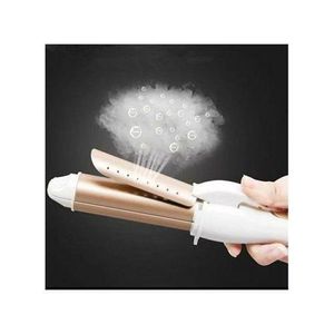 Inova Fer à lisser électrique en céramique Bigoudi Tige à cheveux électrique à double usage - 2 in 1