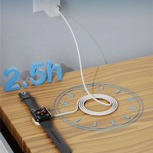 Fast Charger CHARGEUR MAGNETIQUE USB-C pour Apple watch CHARGEUR APPLE WATCH 1M CHARGEUR SMARTWATCH chargeur induction Chargeur de montre sans fil magnétique USB Type C de haute qualité, puissance de sortie 5W