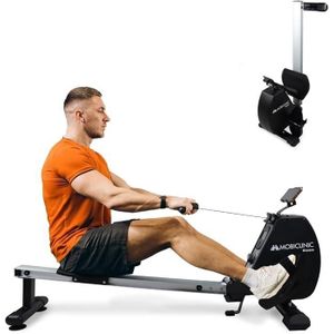 Cac Rameur, Rowfit, 8 Niveaux de résistance, Silencieux, Magnétique, Écran LCD, Support pour téléphone Portable, Jusqu'à 120 kg - CA821117 Reviews