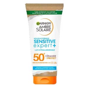 Garnier Crème solaire sensitive expert + protecteur fps 50+ : 175ml 