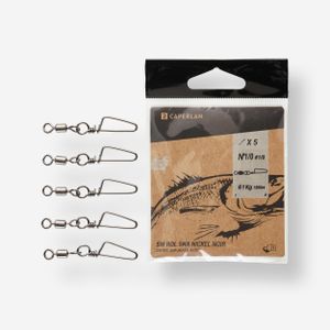 Caperlan Émerillon agrafe pêche en mer rolling snap BLACK NICKEL SW ROL SNA BLK x5