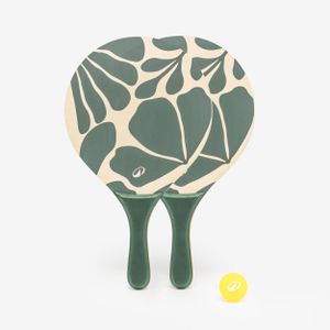 SANDEVER Set raquettes Beach Tennis WOODY RACKET VERT