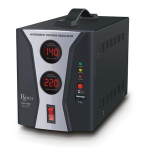 Roch Régulateur de tension ROCH - RSB-1000E - 220V/240V - 1000VA - USB - 06 Mois