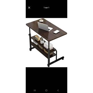 Table de chevet mobile simple, petite table pour chambre à coucher