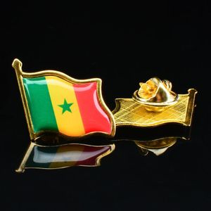 Lot de 5 Broches Vintage en Fer - Pins Souvenir Sénégal avec Épingle de Revers pour Hommes et Femmes