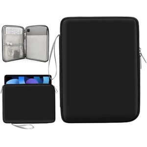 Étui pour tablette iPad 9,7 pouces / 10,2 pouces / 10,5 pouces / 10,9 pouces / 12,9 pouces avec porte-stylet, revêtement en tissu protecteur et grande capacité, noir