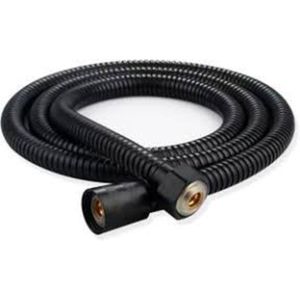 [Anti-éclatement & Étanche] Flexible de Douche Noir 1.5m Qualité Supérieure Renforcé Installation Facile, Résistant, Compatible avec la Plupart des Pommes de Douche - Essentiel pour Salle de Bain