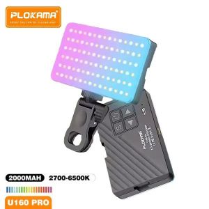 PLOKAMA LED Light  couleurs RGB selfie pour téléphone, Clair, rechargeable