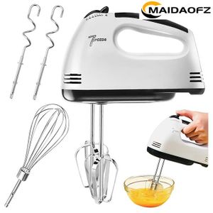 MAIDAOFZ Batteuse Electrique - 7 Vitesses - -Blanc Gris