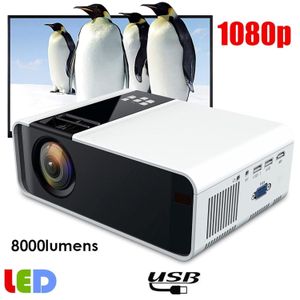 Autre Vidéoprojecteur  full HD 8000 lumens 150 pouces (3,80 mètres ) interface USB/HDMI/VGA/AV/TF