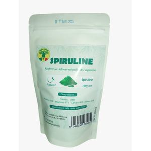 Spiruline en poudre, sachet de 100 gr- Bio