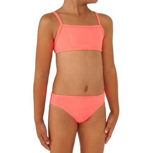 Nabaiji MAILLOT DE BAIN 2 PIÈCES SURF FILLE BRASSIERE TURQUOISE BALI 100