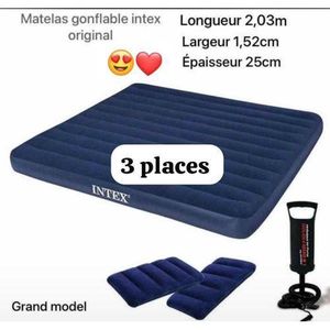 White Label Matla gonflable 3 place 