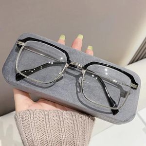 No Brand Lunette Photogray Homme Carre Black Silver