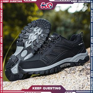 ASHION KQ Chaussures de Randonnée Outdoor Anti-Dérapantes pour Hommes : Imperméables, Respirantes, Durables, Chaussures de Sport Décontractées