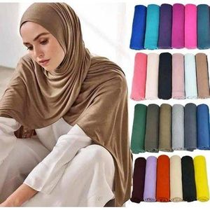  Lot de 5 voiles jersey / Voile hijab en Coton - Multicouleur